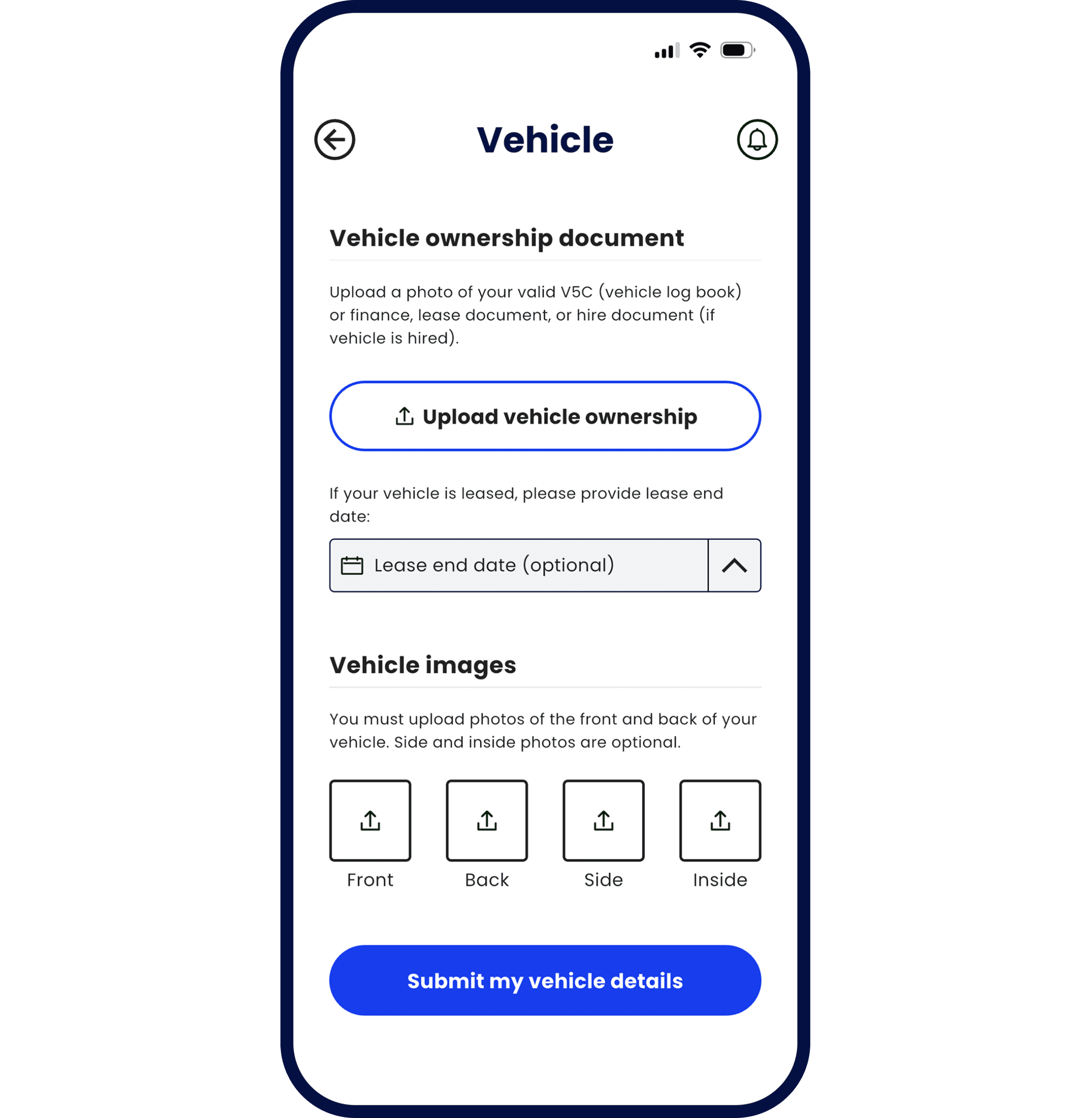 Vehicle ownership documents