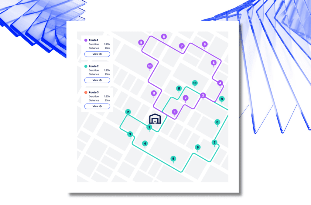 Zippd manages route planning