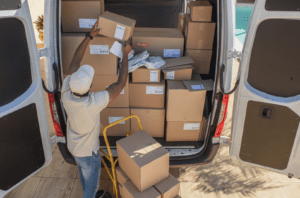 How do you start working as a delivery driver in the UK?
