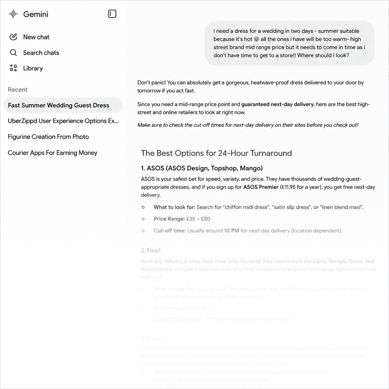 A user shopping via an LLM or chatbot