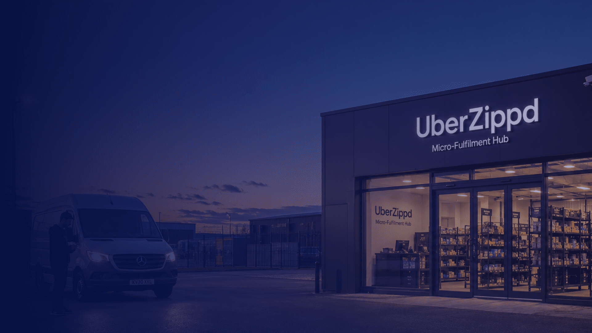 UberZippd - micro-hub dark store - now. today. tomorrow